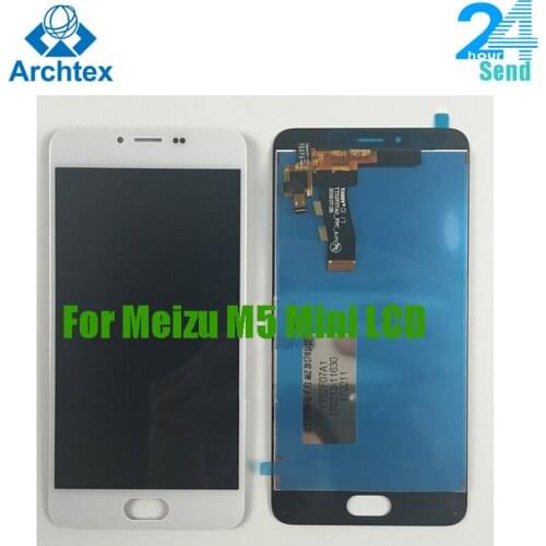 For MEIZU M5 Mini LCD Display With Touch Screen Digitizer Assembly Replacement 5.2 inch 1280*720P Free shipping