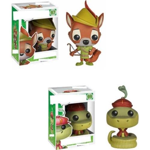 Rob Fox and Snake PVC Action Figures Collectible Model Hot Toy for Child the best Birthday Gift with original Box