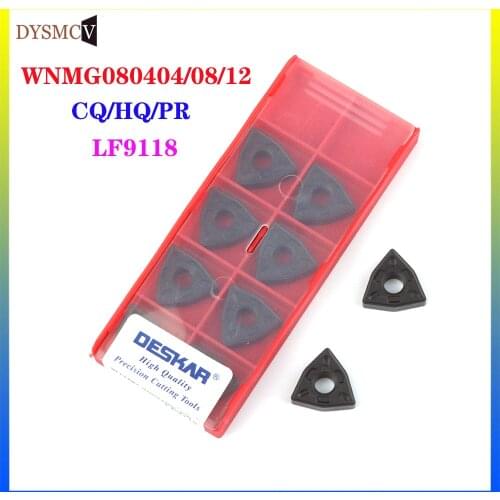 DESKAR 100% original WNMG080404 WNMG080408 WNMG080412 PR CQ HQ LF9118 CNC turning tool carbide insert turning tool high quality