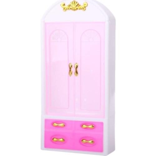 Doll Closet Wardrobe Princess Bedroom Furniture Doll Accessories For Girl Christmas Gifts Doll Furnitures