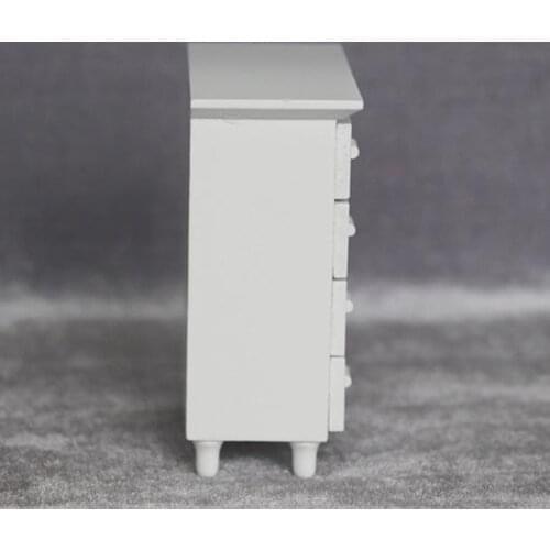 1:12 Dollhouse Furniture Model Miniature Side Cabinet Exquisite Decor Accs