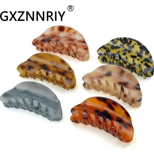 Fashion 11cm Acrylic Hair Claw Clips for Women Hair Accessories Large Hairclip Crab Clip Hairpins Lady Headwear Party Gifts