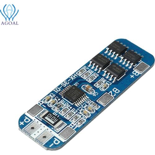 3S 10A 12V Lithium Battery Charger Protection Board Module for 3pcs 18650 Li-ion Battery Cell Charging BMS 10.8V 11.1V 12.6V