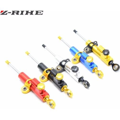 Motorcycle Adjustable Universal Steering Damper Control Fits FOR Honda Yamaha Kawasaki Suzuki Aprilla BMW DUCATI