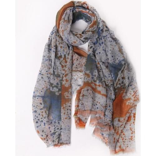 100%lambswool dots print womens fashion thin scarfs shawl pashmina 100x180cm wholesale retail