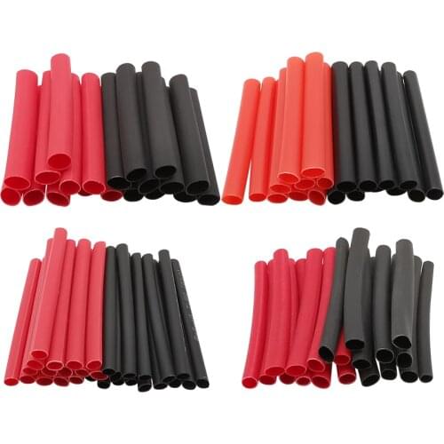 Heat Shrink Tube Polyolefin Heat Cable Wire Shrink Tube Shrinkable Sleeve Insulation Wire Heatshrink Tube 127PCS