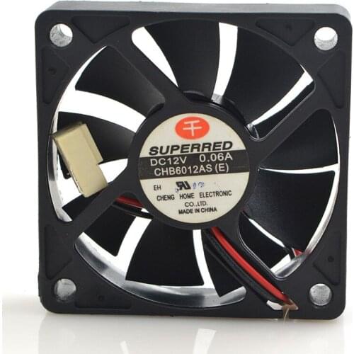 Thousands of FOR Red CHB6012AS (E) 12V 0.06A 6015 6CM Ultra-quiet Chassis Fan