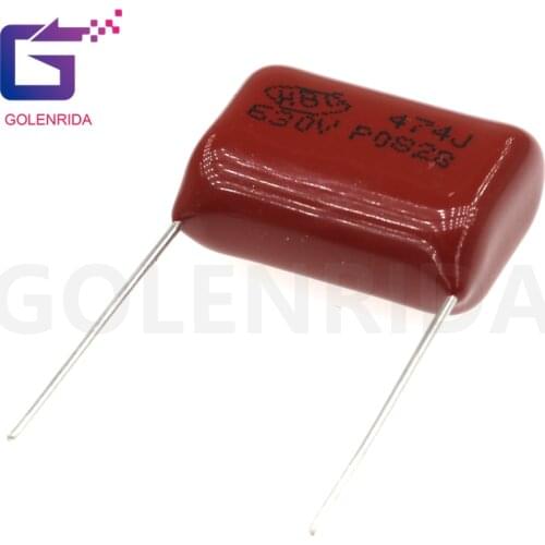 10PCS 630V474J 0.47UF 470NF Pitch 20MM 630V 474 CBB Polypropylene film capacitor
