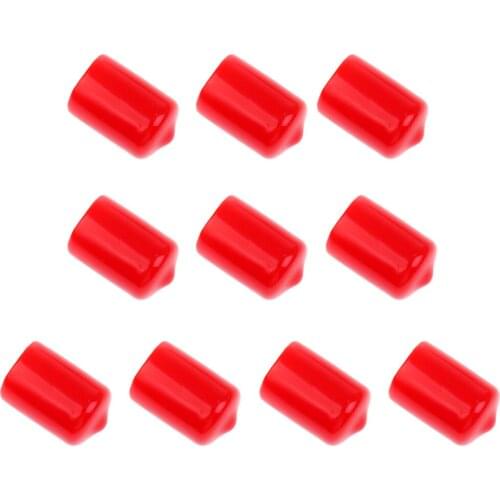 MagiDeal Funny 10Pcs 10/12mm Rubber Pool Billiard Cue Tip Rubber Protector Indoor Club Pub Family Game Snooker Billiard Access