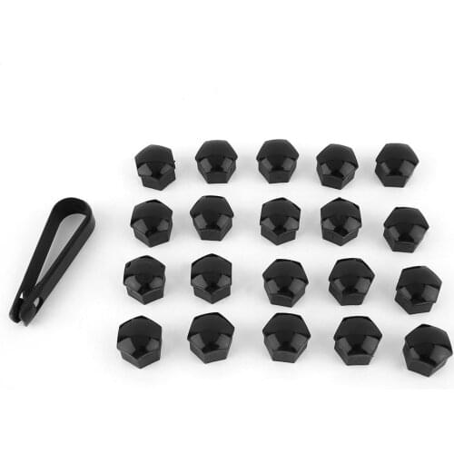 20PCS 17mm Car Wheel Nut Protection Covers Caps Anti-Rust Auto Hub Screw Cover Car Tyre Nut Bolt Exterior Decoration