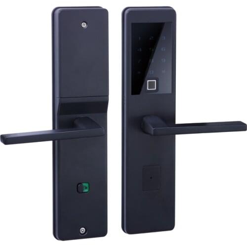 2018 Biometric Fingerprint Electronic Smart Lock, APP,Code, Touch Screen Digital Password Lock Key lk025FB