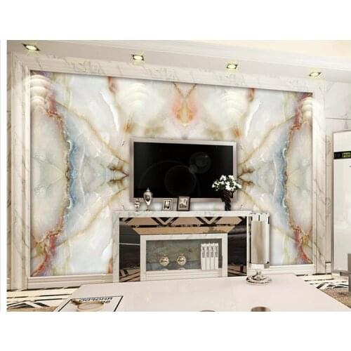 3d wallpaper for room Marble background wall tiles murals jade stone custom 3d wallpaper mural painting photos