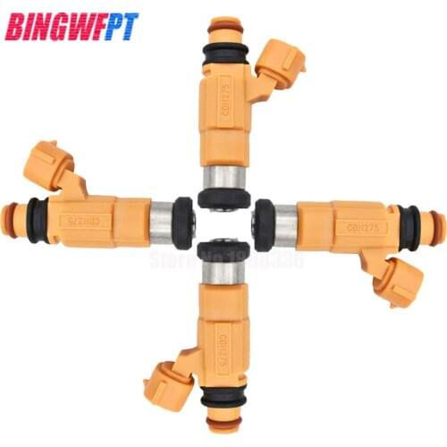 4PC New Fuel Injector Nozzle CDH275 For 2004 2005 2006 F150TLRC LF150TXRC F150TLRD 4-Stroke F150TJR Fuel Injector