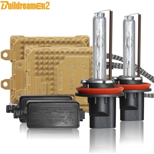 Buildreamen2 55W AC Xenon HID Kit Ballast Lamp Quick Start H1 H3 H7 H8 H9 H11 881 9005 9006 4300K-8000K Car Headlight Fog Light