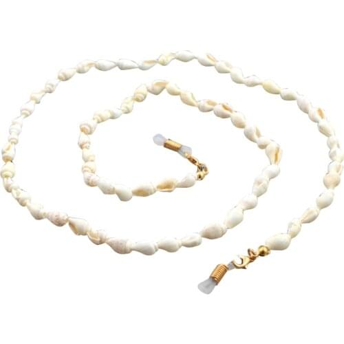 Reading Glasses Chain Shell Sunglasses Holder Neck Strap Rope Ornaments Necklace Lanyard