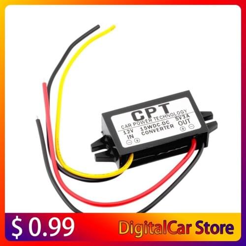 CPT-UL-1 Waterproof DC/DC Converter Regulator 12V To 5V 3A 15W Car Led Display Power CPT Car Power Regulator