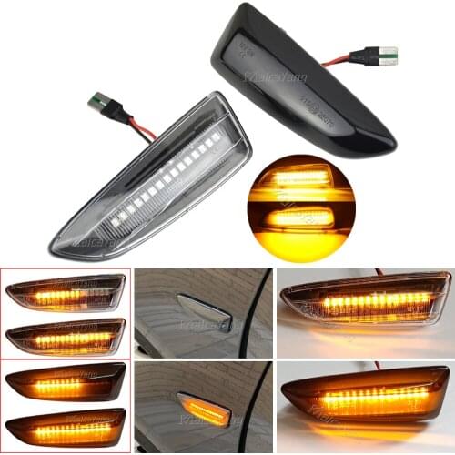LED Dynamic Turn Signal Light Side Fender Marker Lamp For Opel For Vauxhall Astra JK Crossland X Grandland Insignia B Zafira C