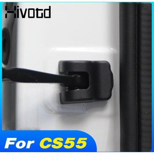Hivotd Door Stopper Cover Interior Protection Accessories Dust-Proof Parts Garnish Trim For Changan CS55 2017 2018 2019 2020