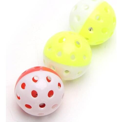 Pet Parrot Toy Bird Hollow Bell Ball For Parakeet Cockatiel Chew Fun Cage Toys 203C