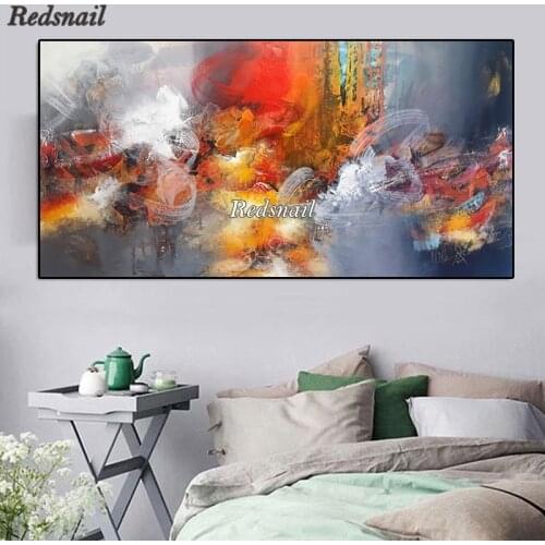 Round Diamond embroidery Colorful Clouds diamond painting 100% square resin drill Mosaic Abstract Landscape Modern decor EE012