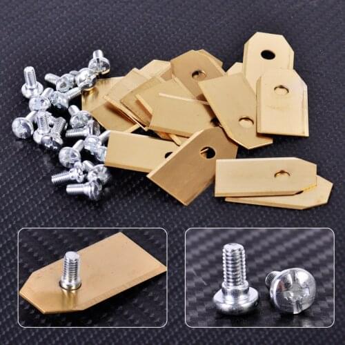 LETAOSK New 18Pcs x 0.75mm Lawn Mower Blade Fit for Husqvarna Automower 305 308 310 220AC 265ACX Gardena Accessories