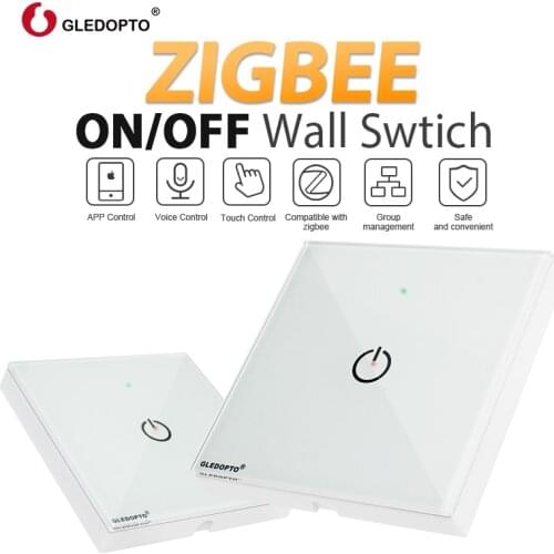 ZIGBEE wall switch AC100-240V Bulb switch zigbee led remote Smart Light Control work with zigbee APP gateway samrt phone control