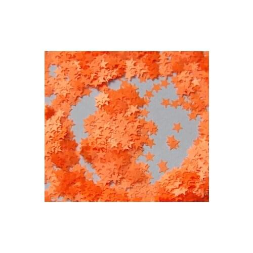 Neon Orange Nail Art Decoration Glitter 3mm