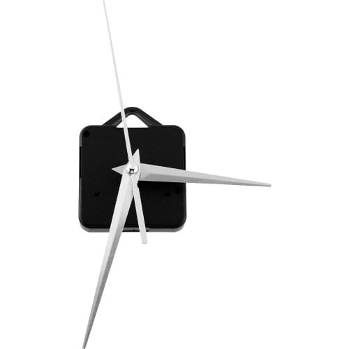 New Silver Hands Quartz Clock Movement Mechanism Parts Repair Replacing Essential Tools Quiet Clock Parts Drop shipping