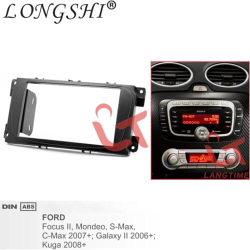 Car refitting DVD frame,DVD panel,Dash Kit,Fascia,Radio Frame for 2007 Ford Mondeo, C MAX, 2DIN