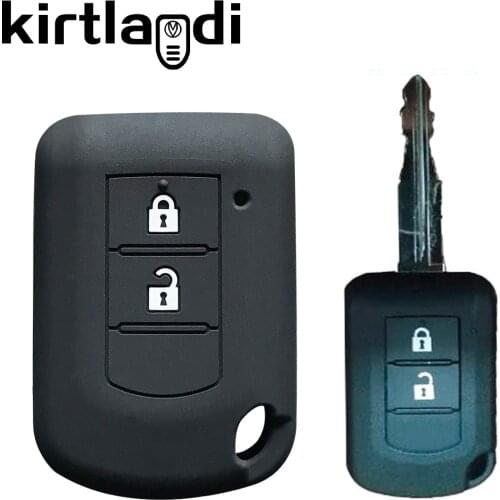 2 Button Remote Silicone Key Cover Holder Sleeve Jacket Shell Fob Case for Mitsubishi ASH Mirage Eclipse Lancer Galant Outlander
