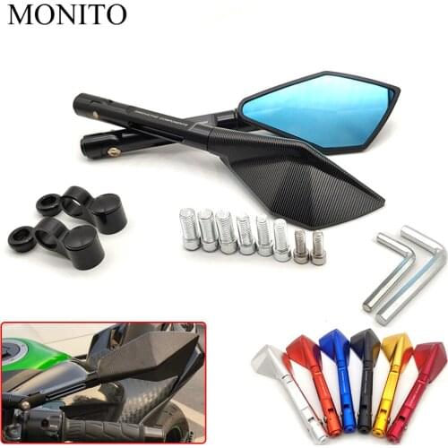 Universal CNC Motorcycle Rear View Mirror Motorbike Rearview Side Mirror For Suzuki katana Bandit Hayabusa SV650 GSR750 GSXR600