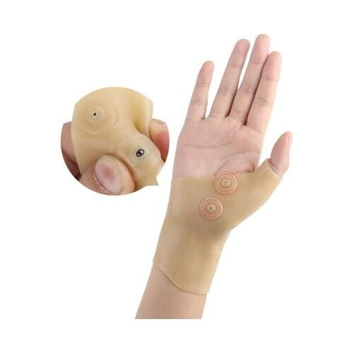Waterproof Brace Soft Pain Relief Magnetic Thumb Support Elastic Corrector Therapy Hand Wrist Massage Glove