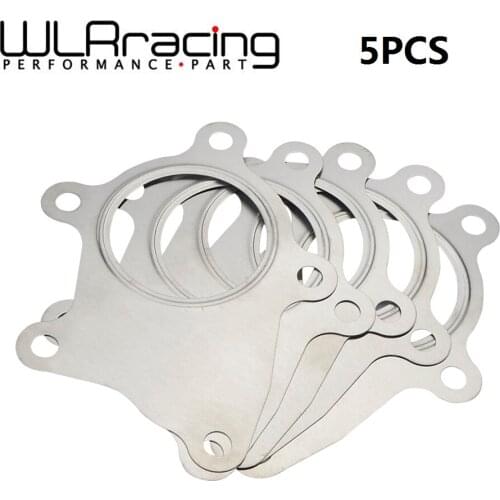 WLR RACING - 5pcs(lot) T3/T4 turbo discharge gasket Stainless Steel 304 Gasket A/R.63 discharge gasket WLR4804