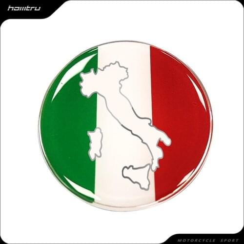 3D Motorcycle Tank Decals Italy Flag Italia Stickers Case for triumph Aprilia Ducati Vespa