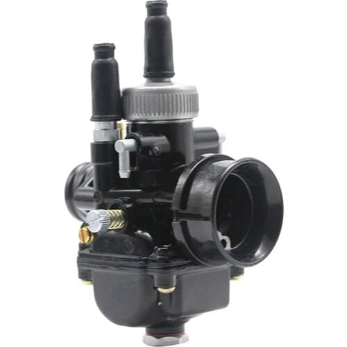 Black Motorcycle 21mm Carburetor for 50cc-100cc 2 Stroke Scooter Dirt Bike
