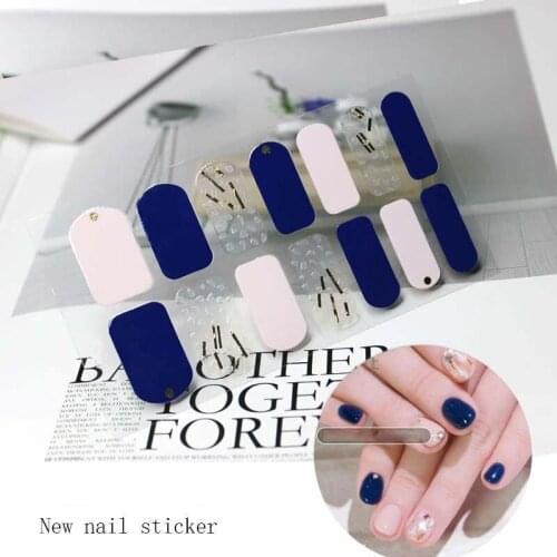 Nail Art Stickers Nail Art Stickers Full Cover Sticker Wraps Decorations Manicure Slider Nail Vinyls Adhesive Nails Decals D47