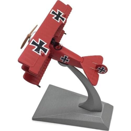 Diecast 1:72 World War I triplane Fokker Dr-1 Red Baron Alloy Fighter Model Desktop Decoration Holiday Gift