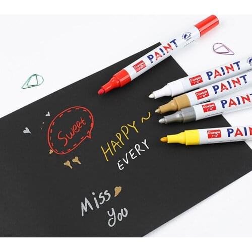 Paint Cleaner Car Wheel Tire Oily Painting Pen Auto Rubber Tyre Polishes Metal Permanent Marker Graffiti Touch Scratch Wet Wax