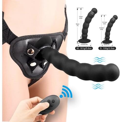 Wireless Remote Vibrator Anal Beads Butt Plug Prostate Massager Sucker G Spot Stimulator Penis Vibrating Dildo Sex Toys For Men