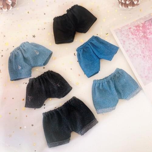 20cm DIY Doll Baby Clothes Cute pants Jeans Plush Doll Body-Shape Childrens Gifts Birthday Plush Toy Accessories