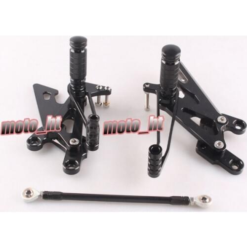Motorcycles Parts Aluminum Alloy CNC Adjustable Rearset Rear Set Footpegs Foot Pegs Rest For Honda RVF400 all years