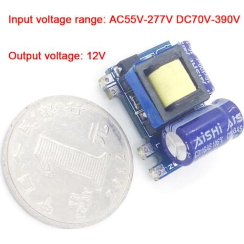 AC-DC Power Supply Buck Converter Step Down Module 110V/220V to 12V 300mA 3.6W Buck Voltage Regulator