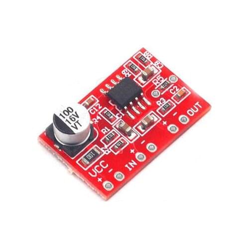 1PCS AD828 Stereo Dynamic Microphone Preamplifier Board MIC Preamp Module DC 3.8V-15