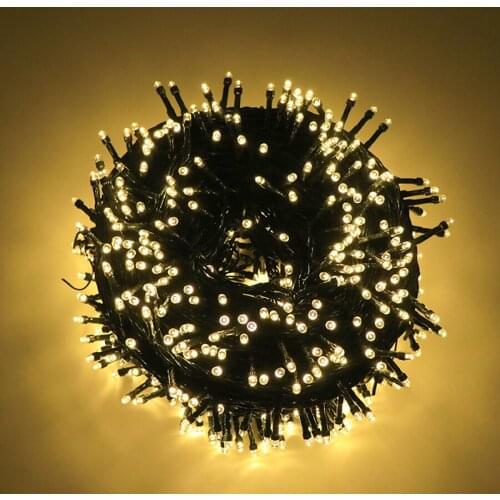 Thrisdar LED Christmas String Lights Outdoor Indoor Christmas Decoration Lights 30M 300LED 8 Modes Fairy Lights For Xmas Tree