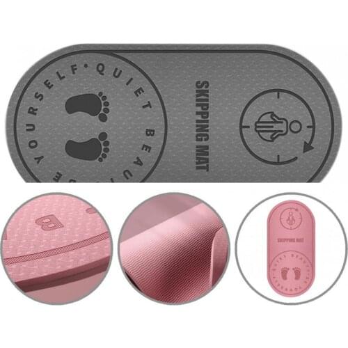 Reduce Noise Thicken Texture Jump Rope Exercise Sound Insulation Mat for Unisex