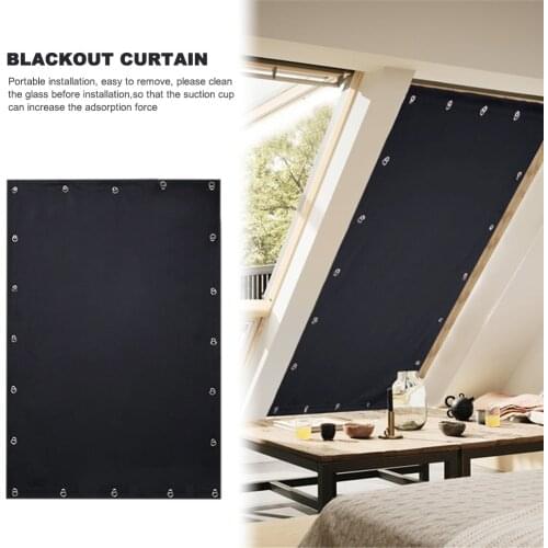 Temporary Blackout Curtains Blinds Household Folding Curtains Childrens Room Portable Travel Curtains Roof Car Improved