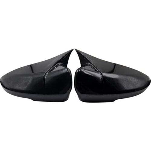 Rearview Mirror Cover for MG 6 MG6 2017-2020 Car Side Rear View Mirror Cover Trim Decorative Accessories, Bright Black