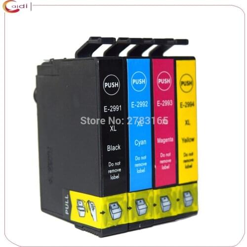 4pack T29 29XL T2991-T2994 Ink Cartridge Compatible For Epson XP-235 XP-332 XP-335 XP-432 XP-435 Printer
