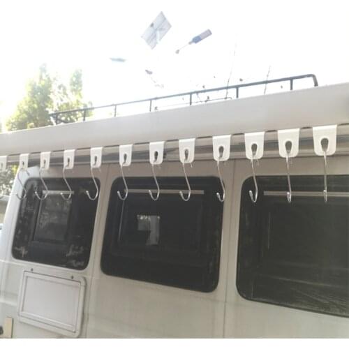 B36B 5pcs/10pcs All Purpose RV Awning Hook Light Clothes Drying Holder for Caravan Motorhome Camper