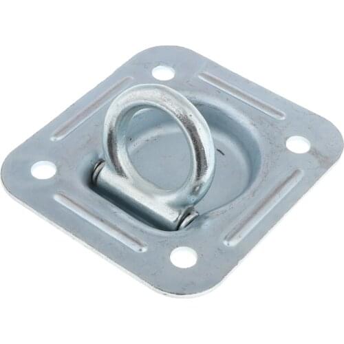 Bolting D Ring Tie-Down Anchors with Bolt-on Mounting Clips - Heavy Duty for Trucks and Flatbed Trailers